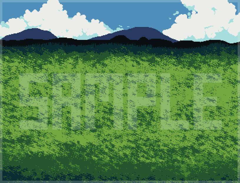 Grassy Hills and Mountains Background Pack