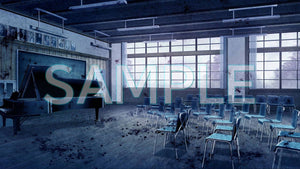 Minikle's Background CG Material Collection Abandoned School Horror part01 A