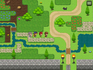 Winding Road and Grassland Tileset